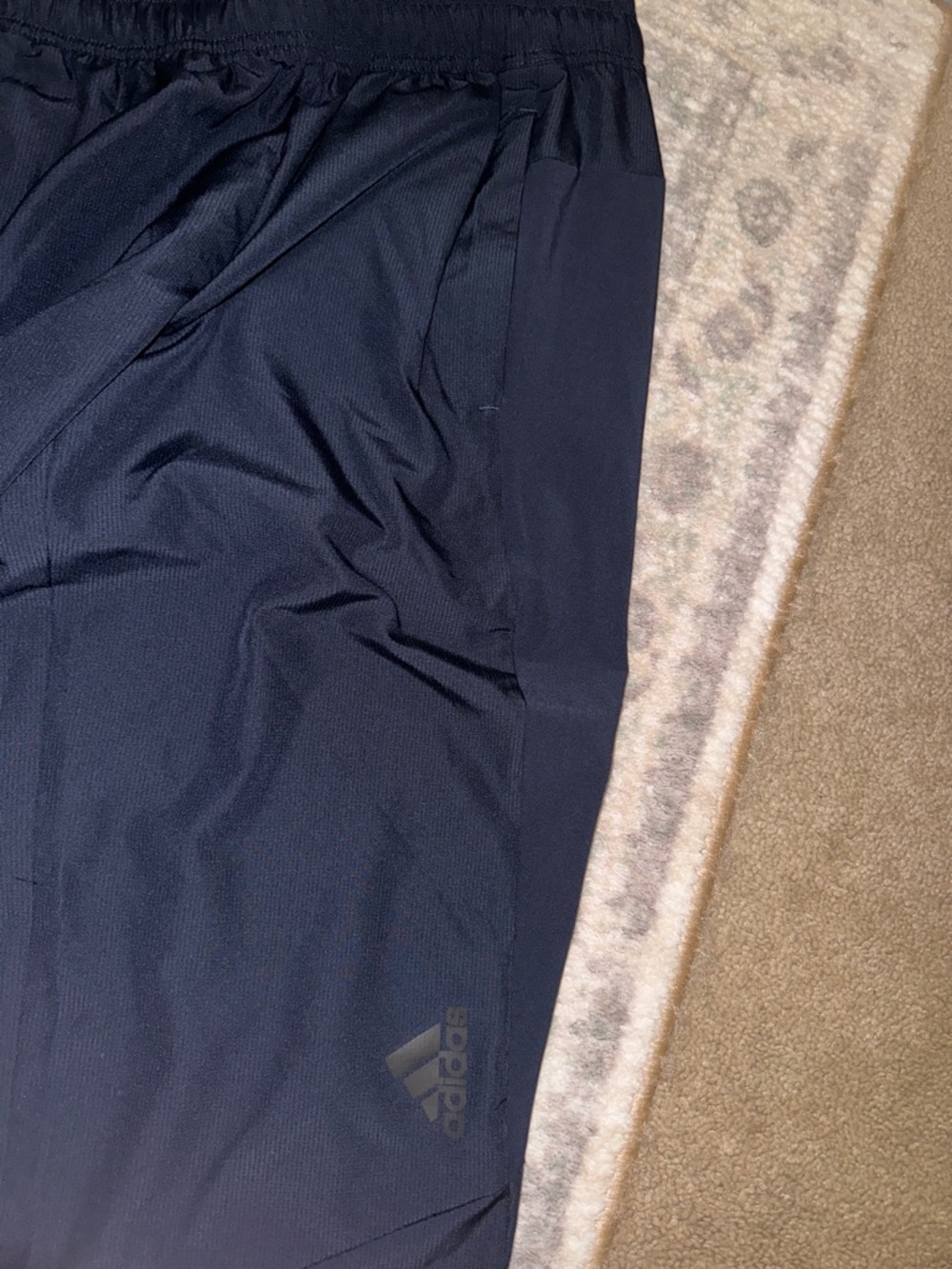 Men's Black Adidas NEW Track Pants - Picture 2 of 6